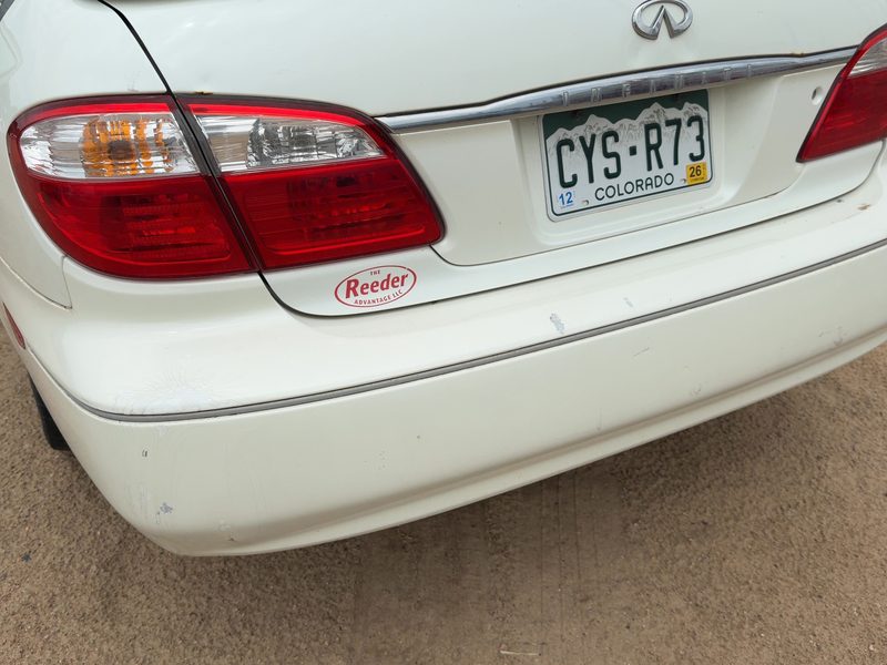 2000-2001 Infiniti I30 Rear Bumper Assembly