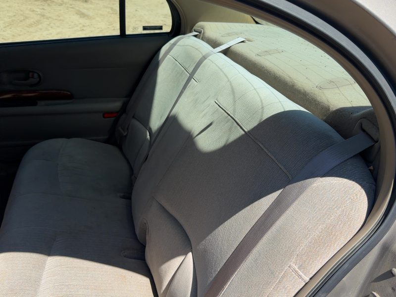2001 Buick Lesabre (80 & Up) Rear Seat Belt RH