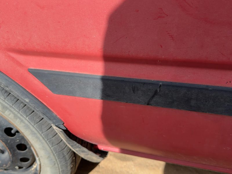 1988 Toyota FX (includes Fx16) Quarter Panel Moulding RH