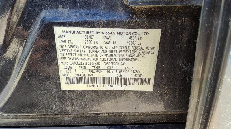 2008 Nissan Altima Vehicle Unit Complt.
