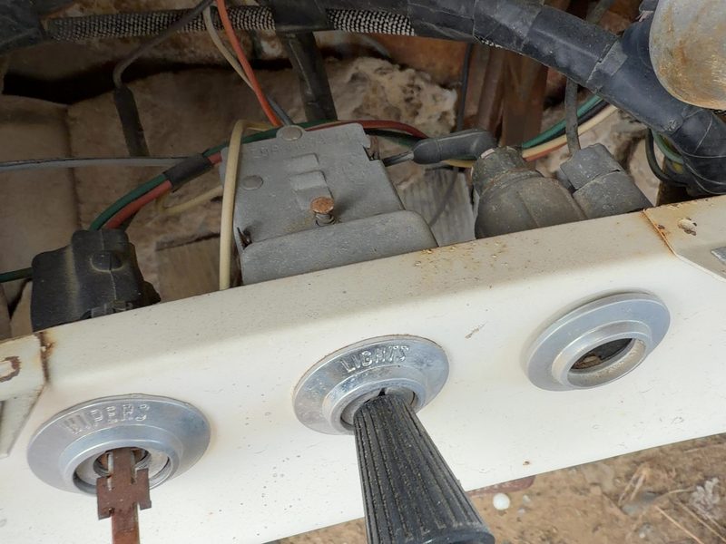 1968 Ford Pickup F350 Series Headlight Switch (Dash Mtd)
