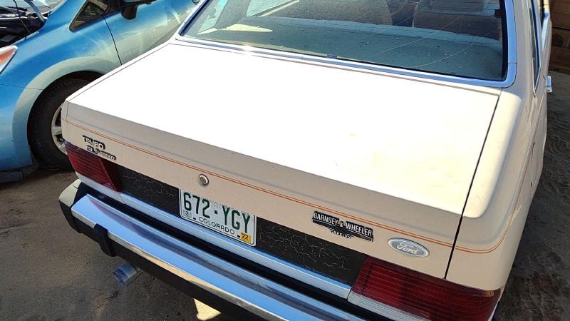 1984-1987 Ford Tempo Trunk/Decklid/Hatch/Tailgate