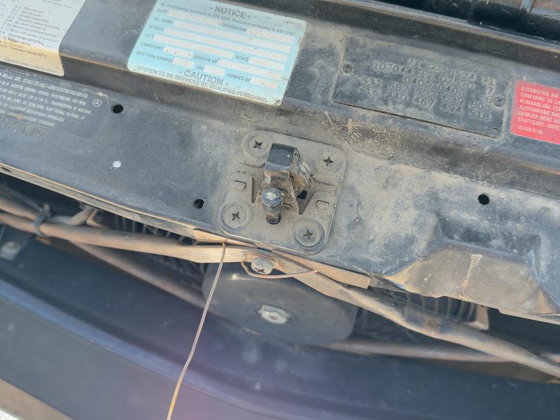 1974-1989 Mercedes 450 Radiator Support