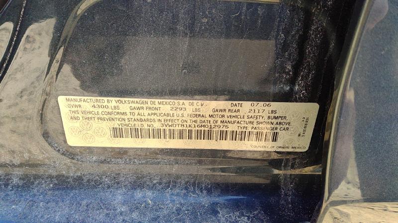 2005-2015 Jetta Except Gli Headlight Switch (Dash Mtd)