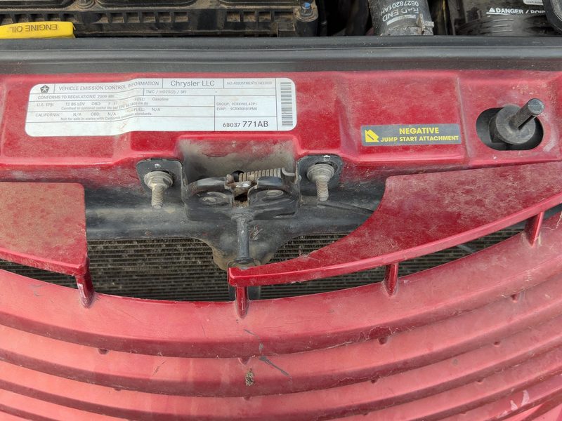 2006-2010 Pt Cruiser Radiator Support