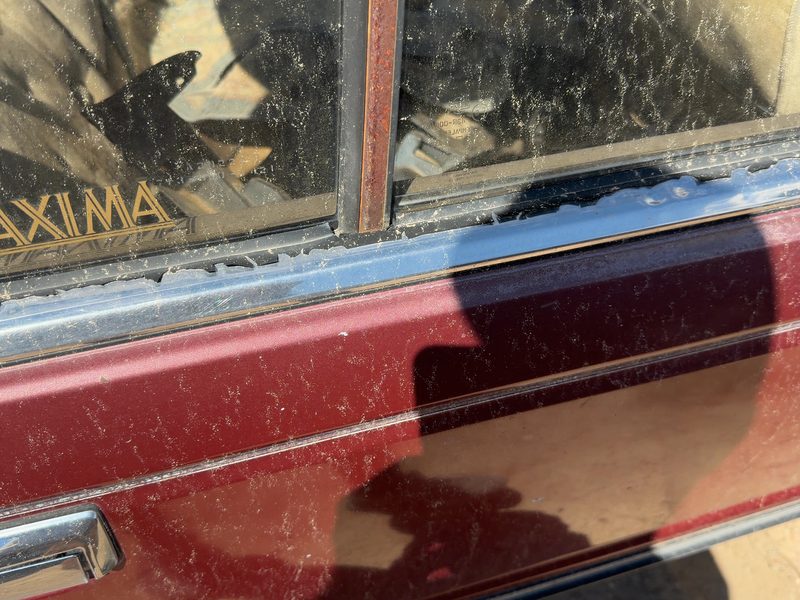 1987 Nissan Maxima Rear Door Moulding RH