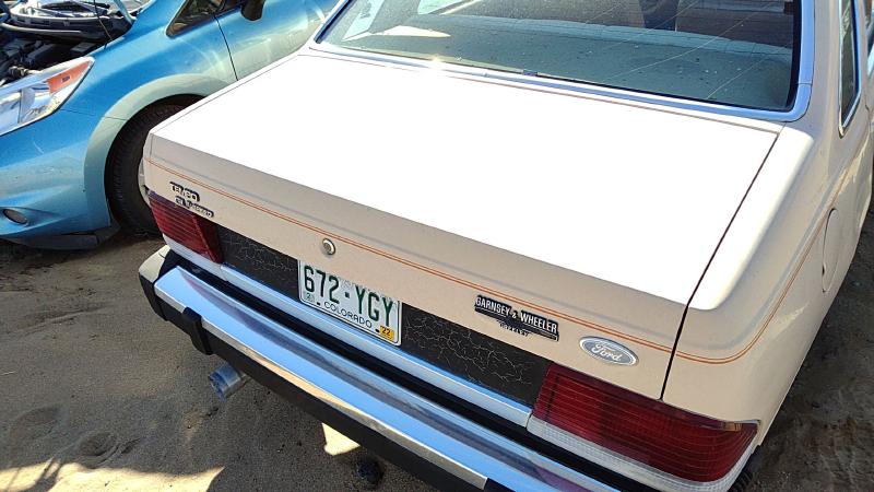 1984-1987 Ford Tempo Trunk/Decklid/Hatch/Tailgate