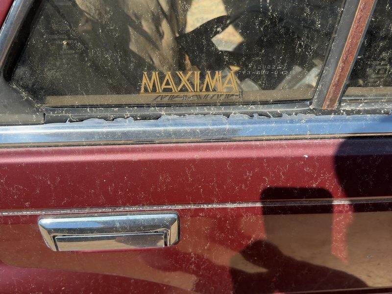 1987 Nissan Maxima Rear Door Moulding RH