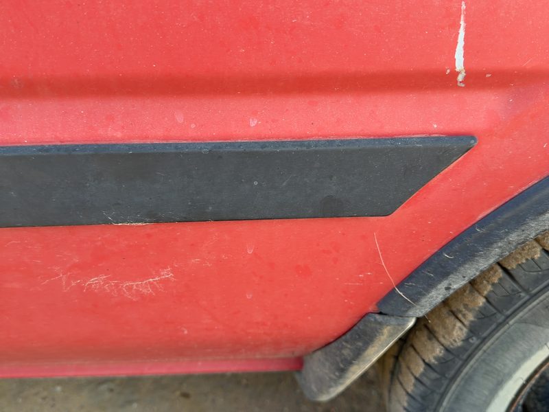 1988 Toyota FX (includes Fx16) Quarter Panel Moulding LH