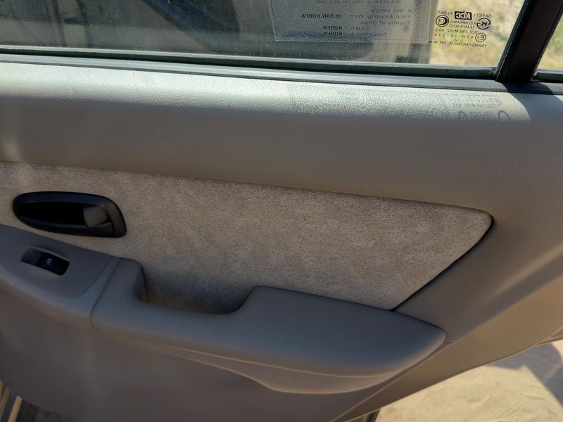 2001-2003 Hyundai Elantra Rear Door Trim Panel RH