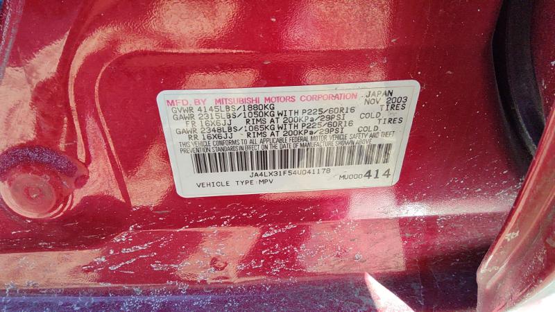 2004 Mitsubishi Outlander Vehicle Unit Complt.