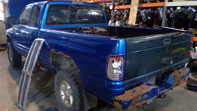 1998-2002 Dodge Ram Pickup 1500 Series Rear Door Glass/Window RH
