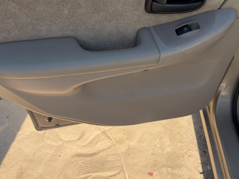 2001-2003 Hyundai Elantra Rear Door Trim Panel LH