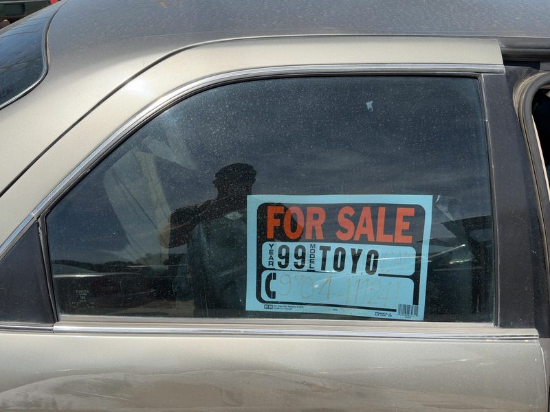 1997-2001 Toyota Camry Rear Door Glass/Window RH