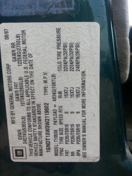 1996-2004 Blazer S10/jimmy S15 Transfer Case