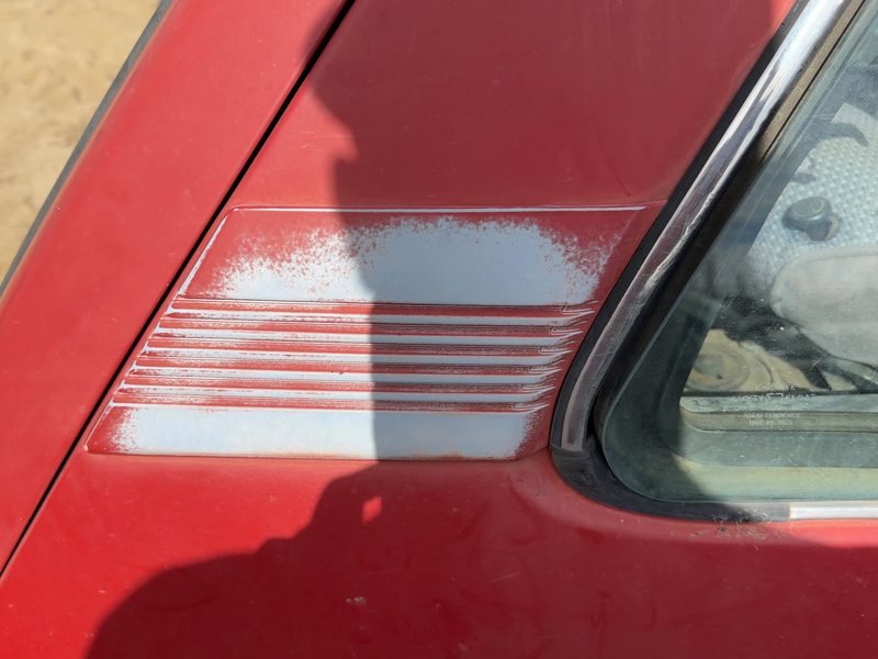 1988 Toyota FX (includes Fx16) Quarter Panel Moulding RH