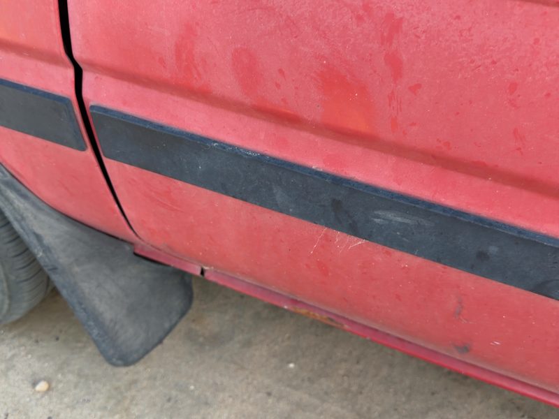 1988 Toyota FX (includes Fx16) Front Door Moulding LH