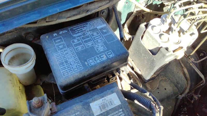 2000 Honda Passport Engine Fuse Box