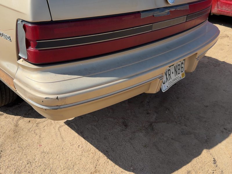 1989-1996 Buick Century Rear Bumper Assembly