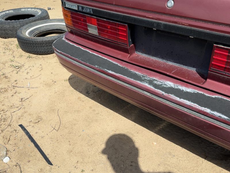 1987-1988 Nissan Maxima Rear Bumper Assembly