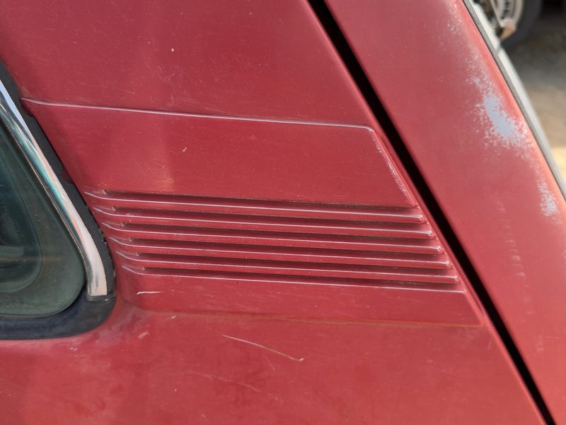 1988 Toyota FX (includes Fx16) Quarter Panel Moulding LH