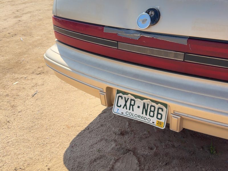 1989-1996 Buick Century Rear Bumper Assembly