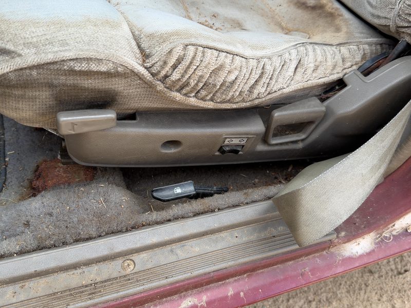 1987 Nissan Maxima Seat Track LH