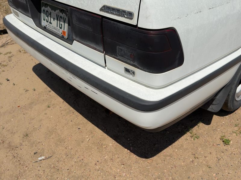 1988-1989 Honda Accord Rear Bumper Assembly