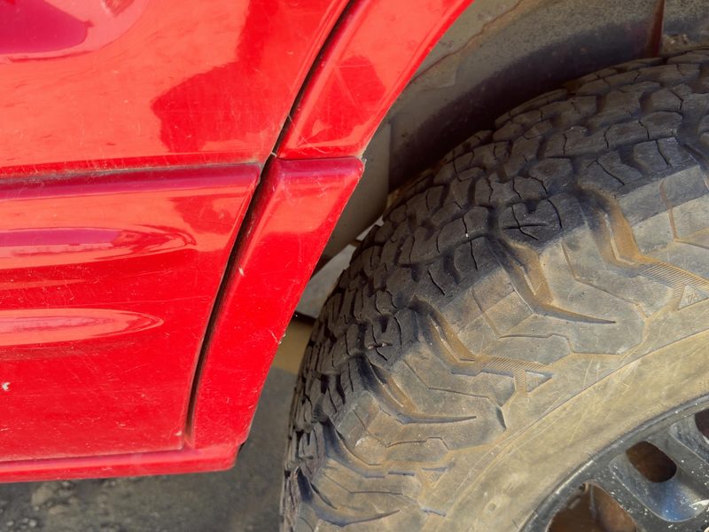 2000 Jeep Grand Cherokee Quarter Panel Moulding LH