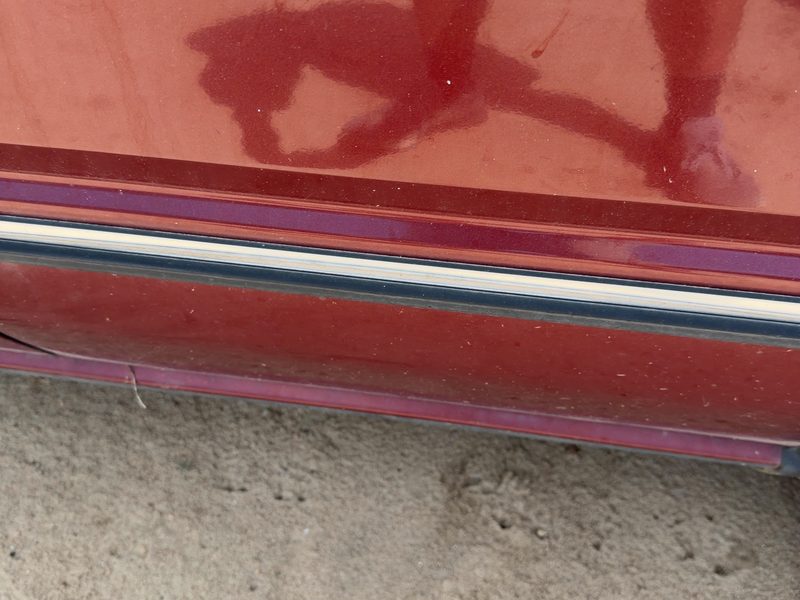1987 Nissan Maxima Rear Door Moulding LH