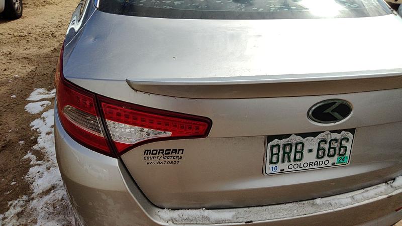 2011-2013 Kia Optima Trunk/Decklid/Hatch/Tailgate